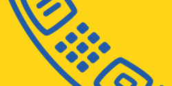 Grafik der Helpline Ukraine mit Telefonnummer